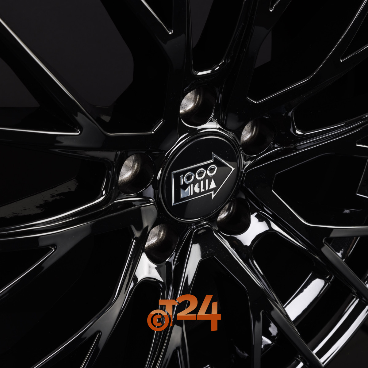 1000 MIGLIA MM1009 7x17" ET40 5x110 Gloss Black