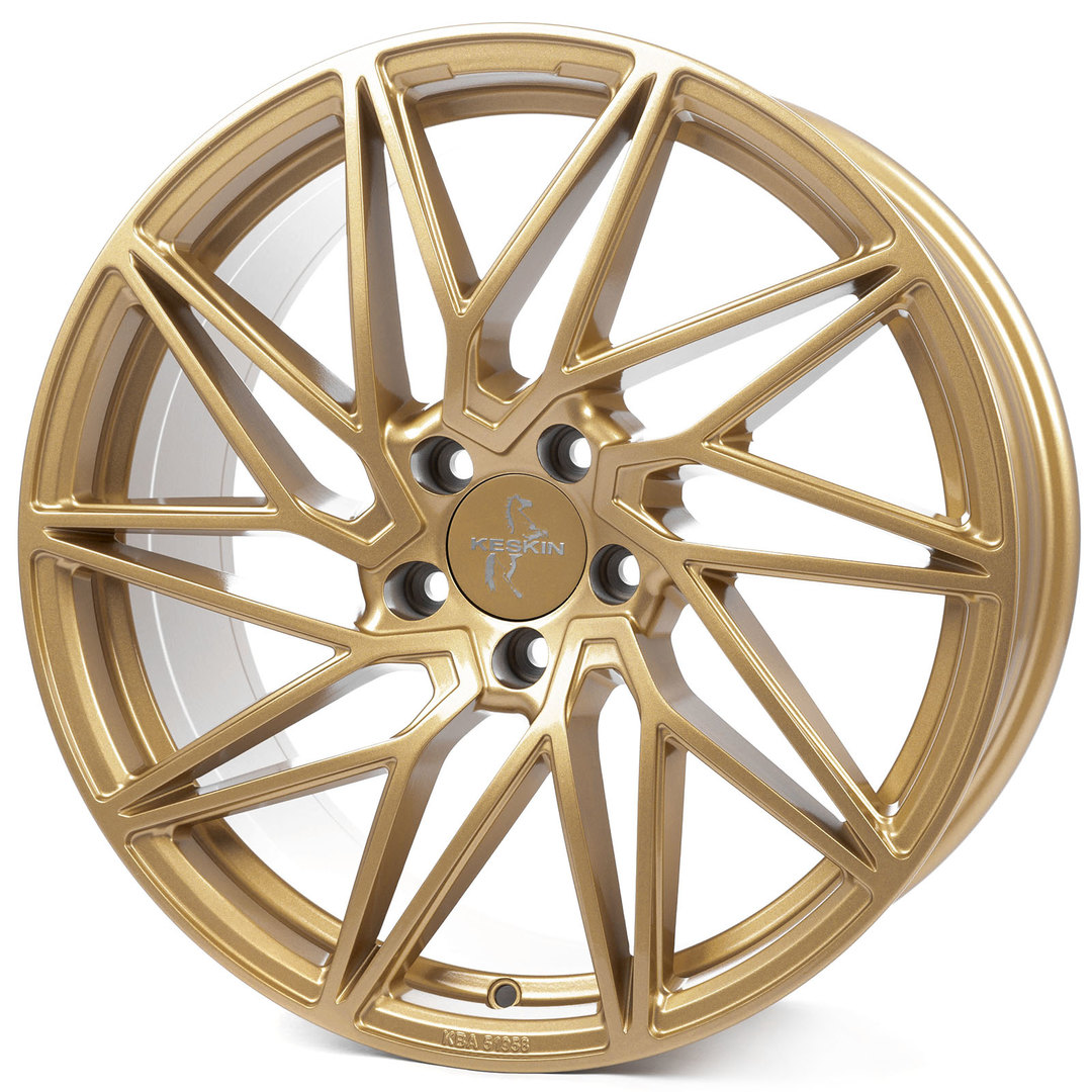 Keskin KT20 8,5x19 ET45 LK 5x112 Gold lackiert Satzpreis