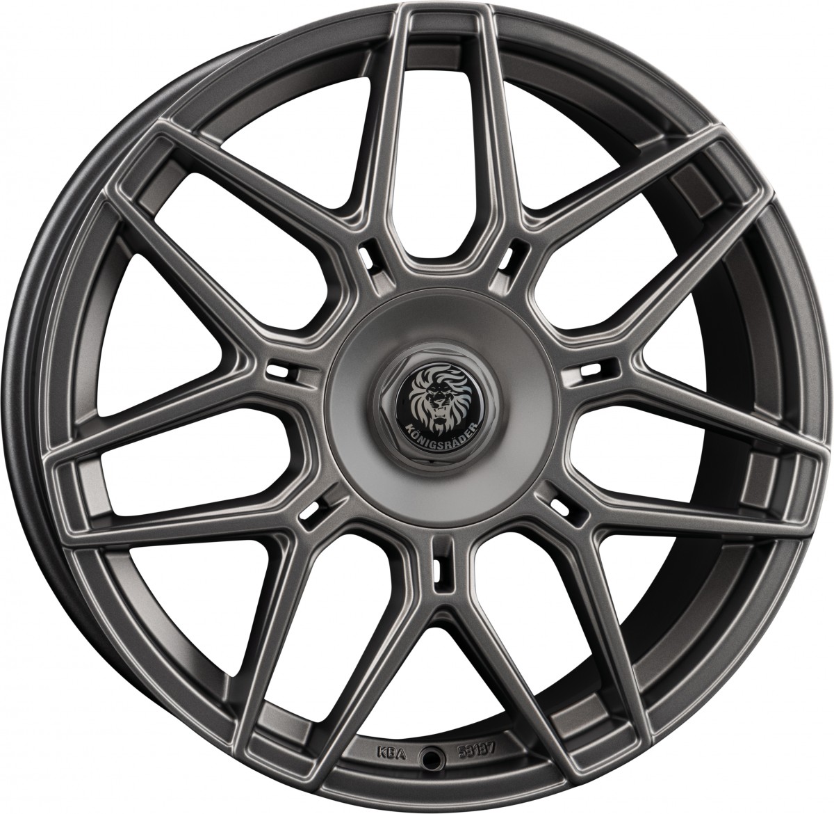 Königsräder KR2 8x18 ET25 LK 5x112 grau  Satzpreis