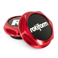 Rotiform Zentralverschluss in Candy Red Optik 