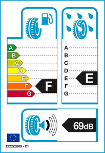 *RIKEN SNOWT.185/60 R14 82 T - F, E, 1, 69dB
