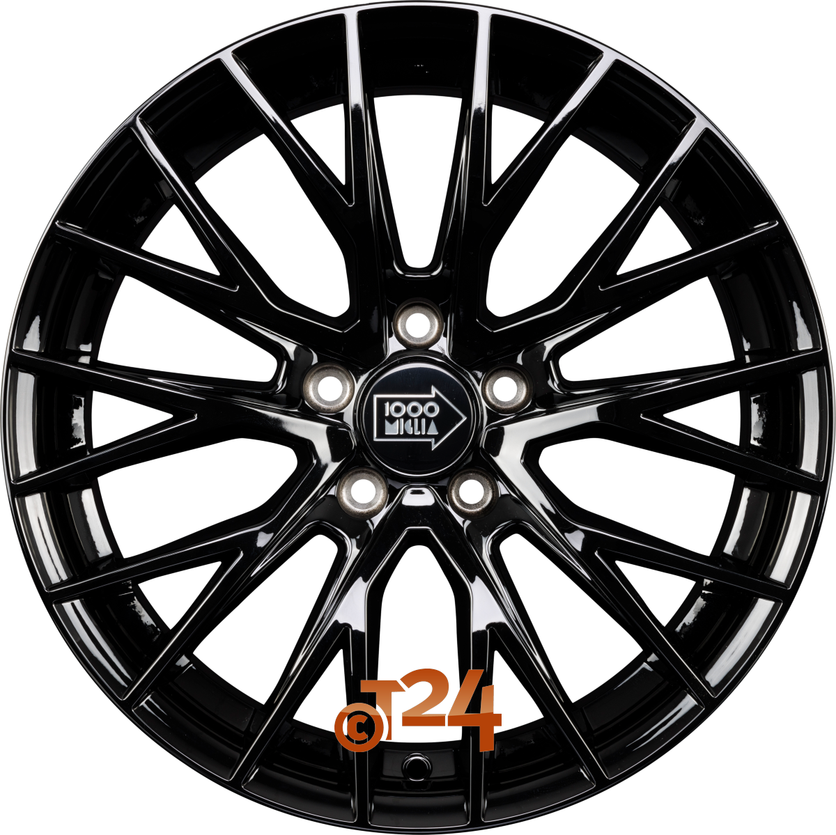 1000 MIGLIA MM1009 7x17" ET40 5x110 Gloss Black