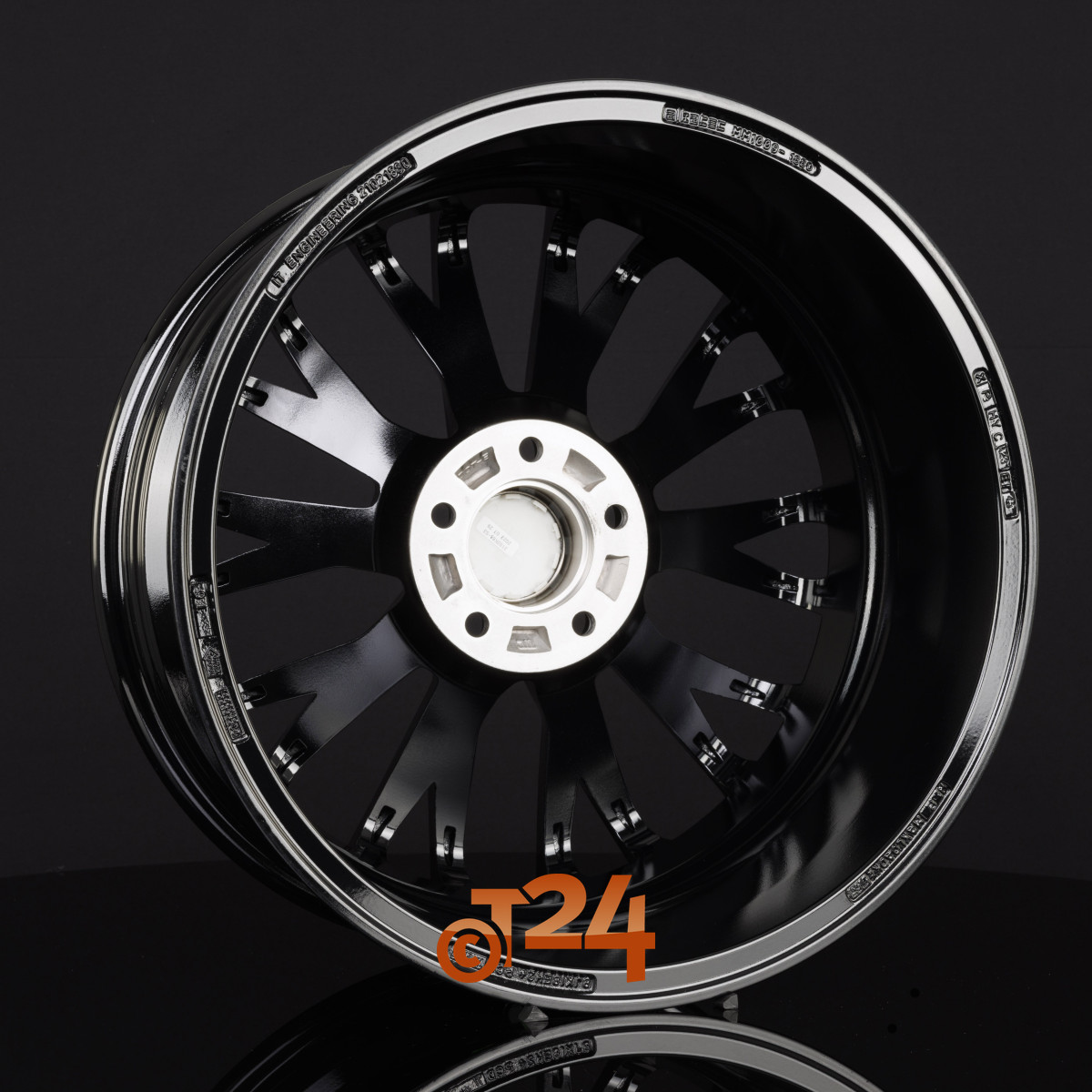 1000 MIGLIA MM1009 7x17" ET40 5x110 Gloss Black