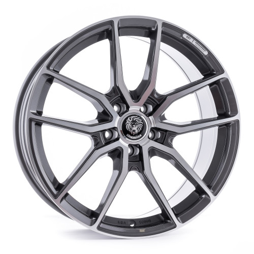 Königsräder KR1 8,5x19 ET45 LK 5x112 grau poliert Satzpreis